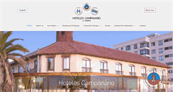 Desktop Screenshot of hotelescampanario.com